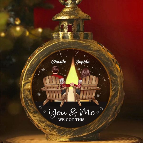 You & Me We Got This Couple Back View Personalized Lantern Ornament Supply