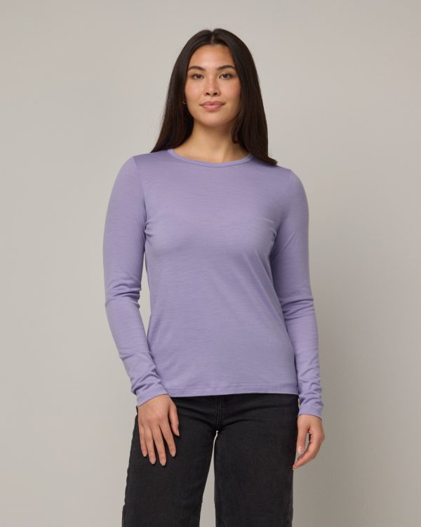 Sloan 100% Wool Fitted Tee Hot on Sale