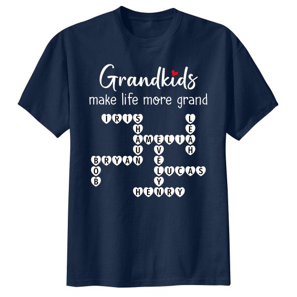 The Greatest Gift You Ever Know Crossword Puzzle Art Personalized Shirt, Gift For Grandma Hot on Sale - Image 5